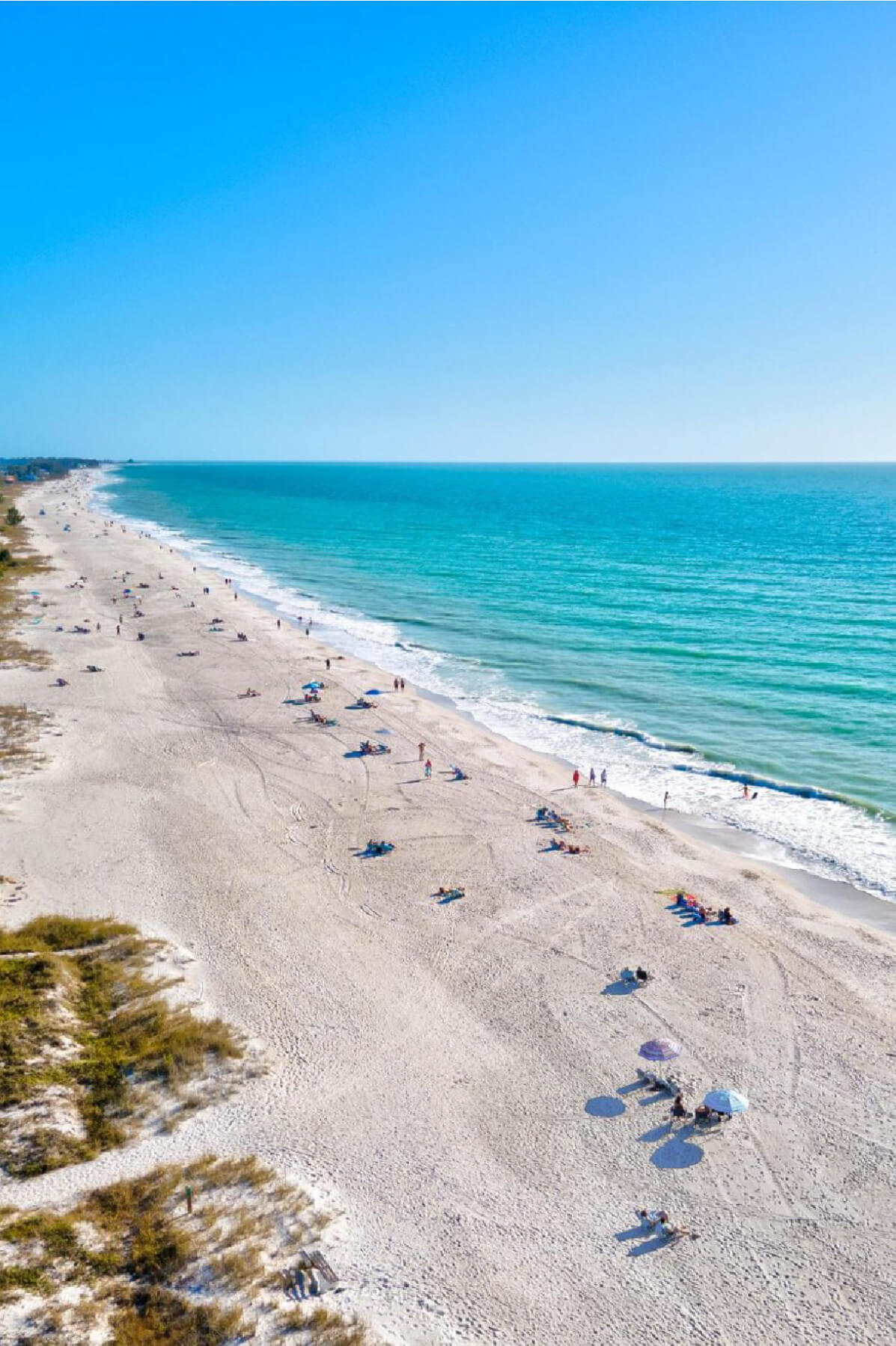 Aeriel view of Anna Maria Island